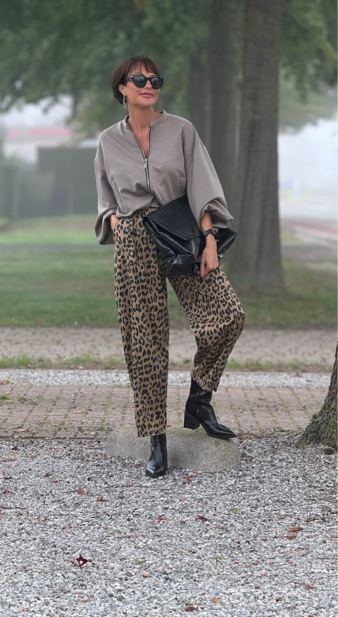 Jacket Donna bomber taupe