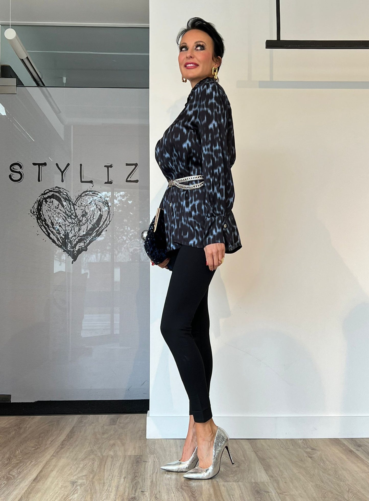 Blouse SAIPH leo blue