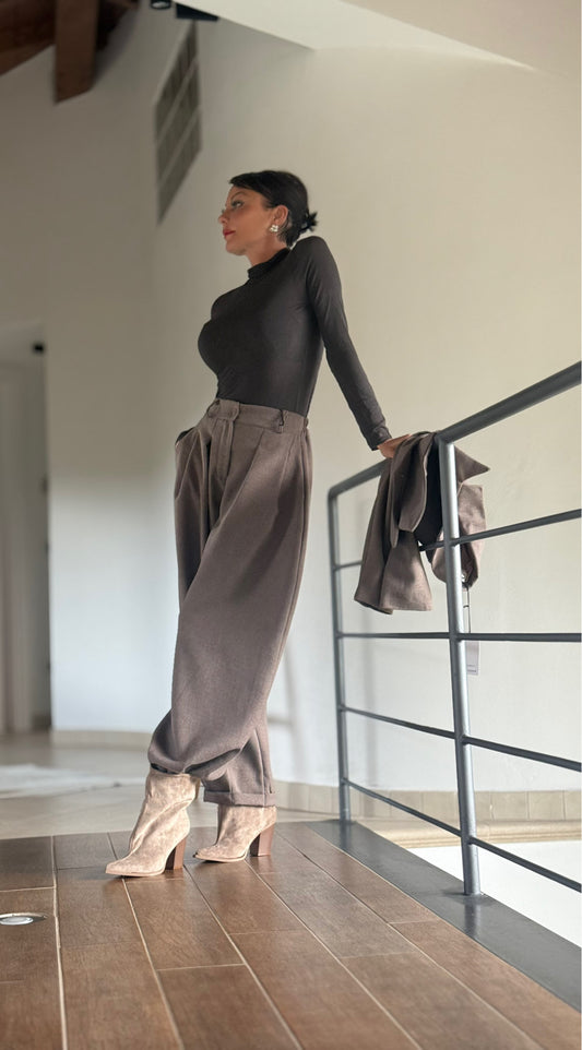 Longsleeve Zita choco