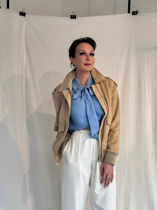Jacket Suedine Earth