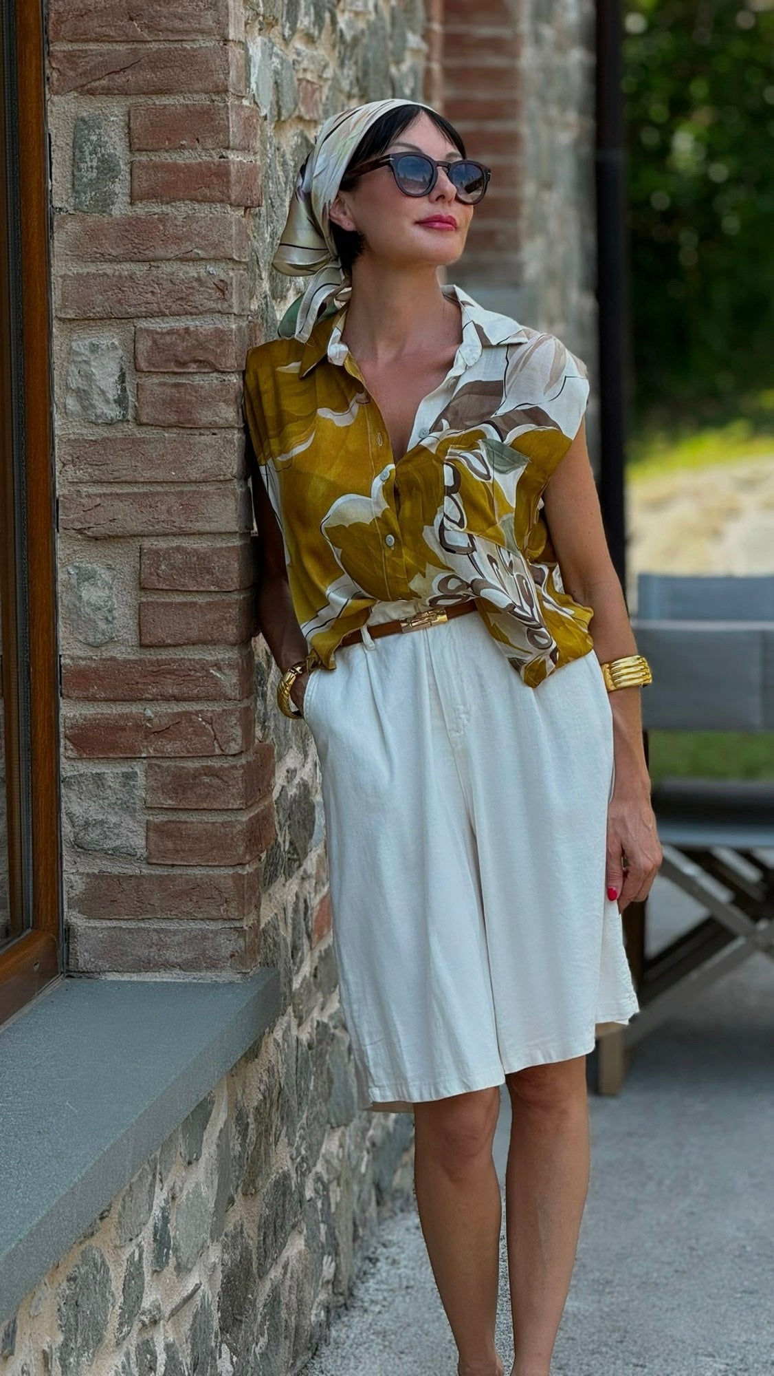 Bermuda Bo linen cream