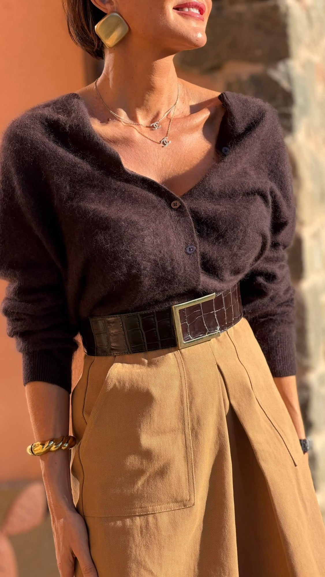 Skirt Mila camel