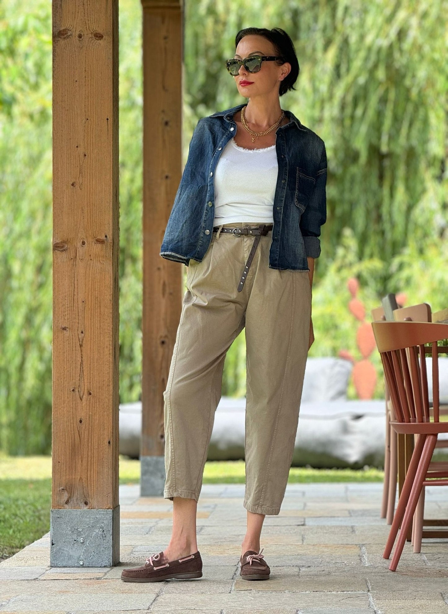 Veste en jean Sage