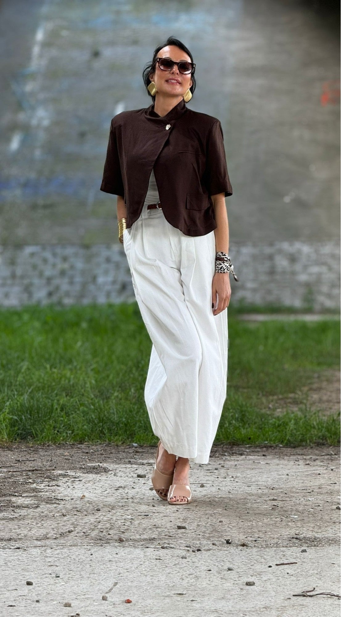 Elena white pants