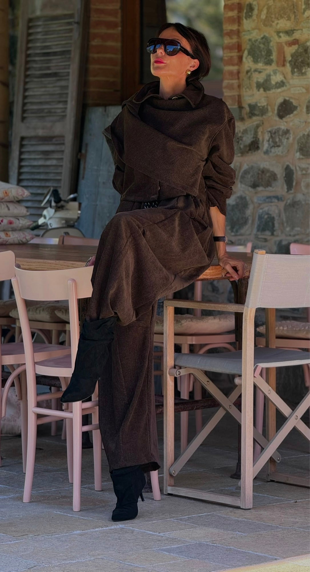 Jacket style Esteban chocolate