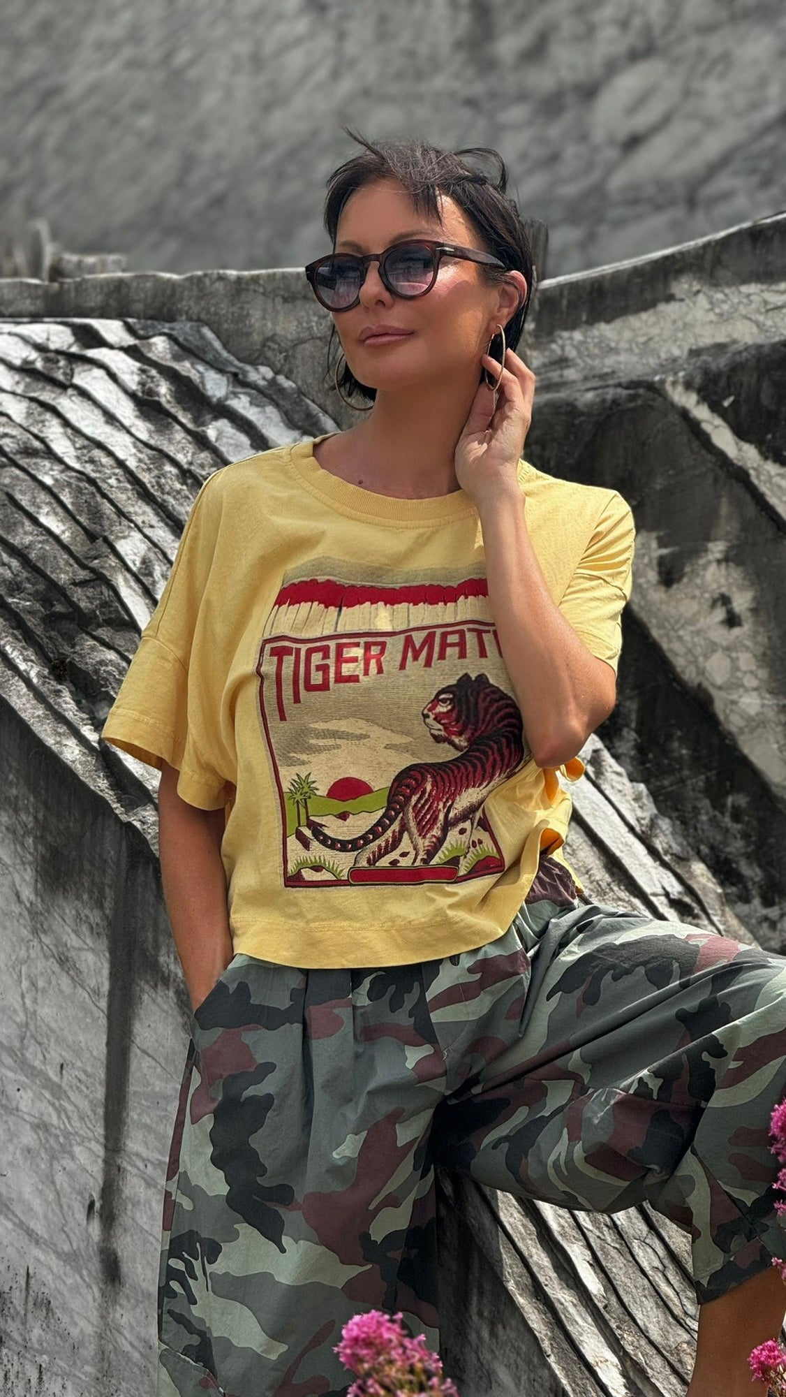 Tee tigre corn