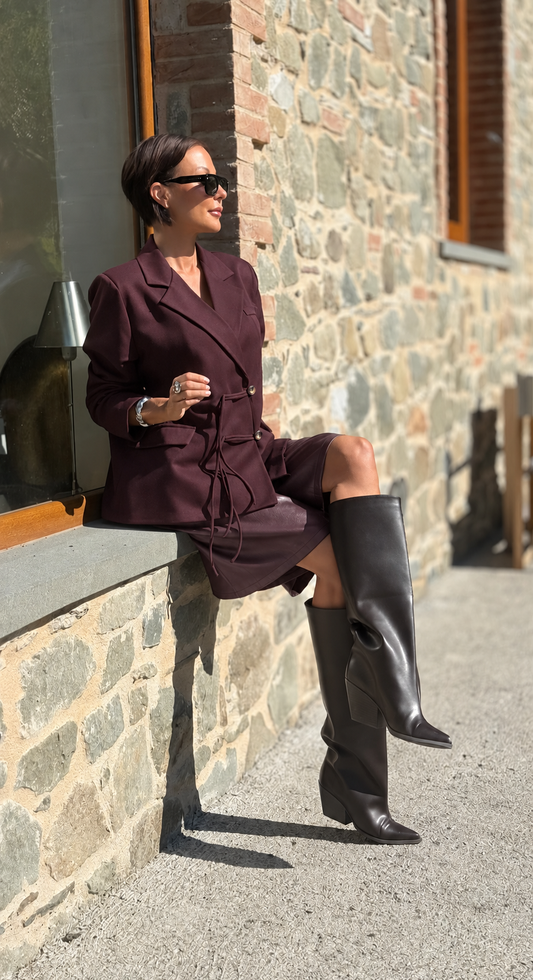 Blazer Bari burgundy