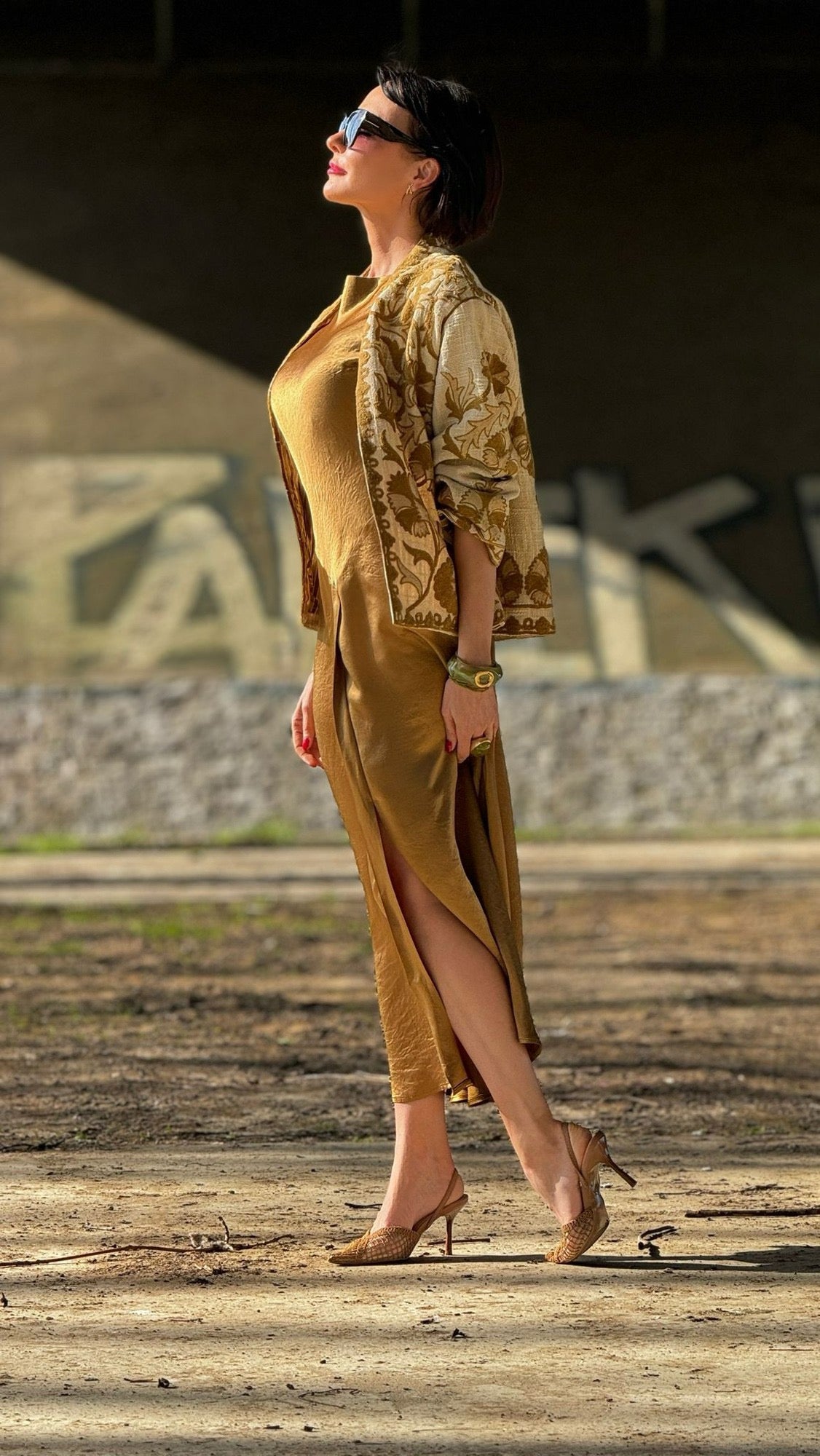 Dress Virginie gold
