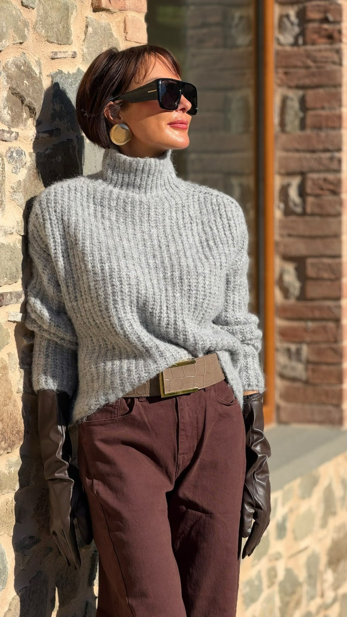 Belt Chloe taupe