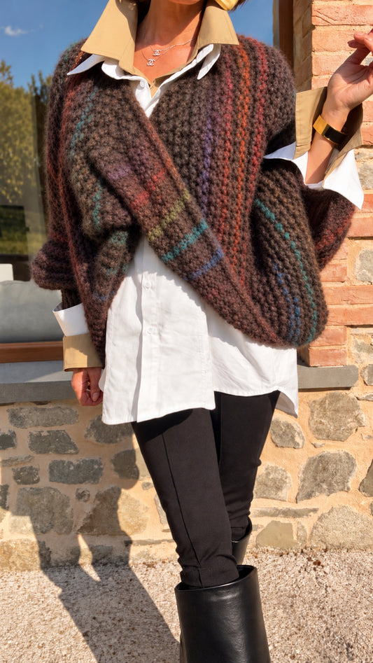 Pull Deborah mixed brown