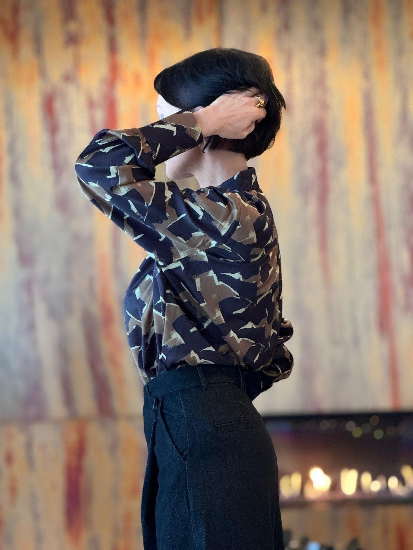 Blouse Giulia grafic