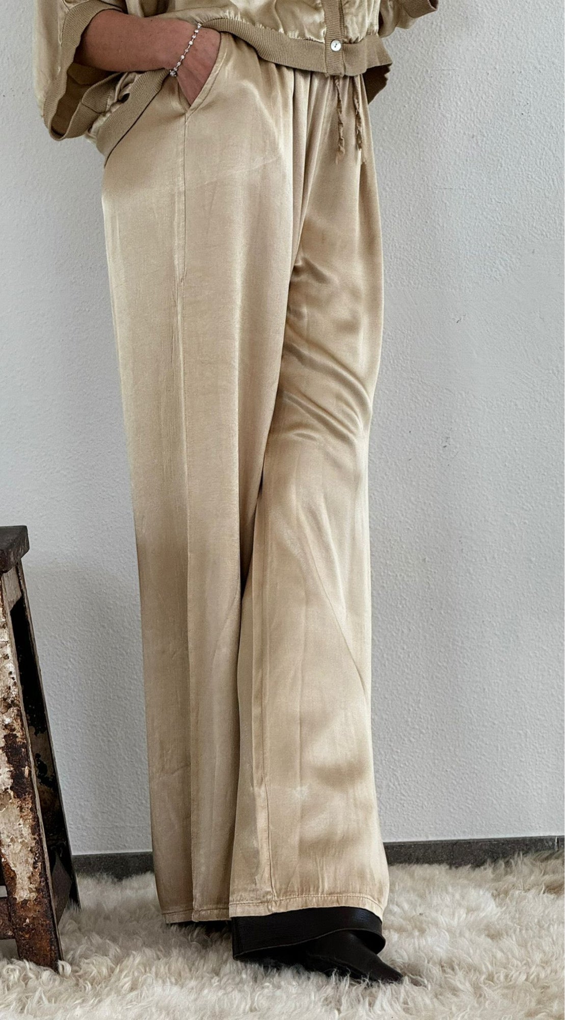 Pantalon doré Liona