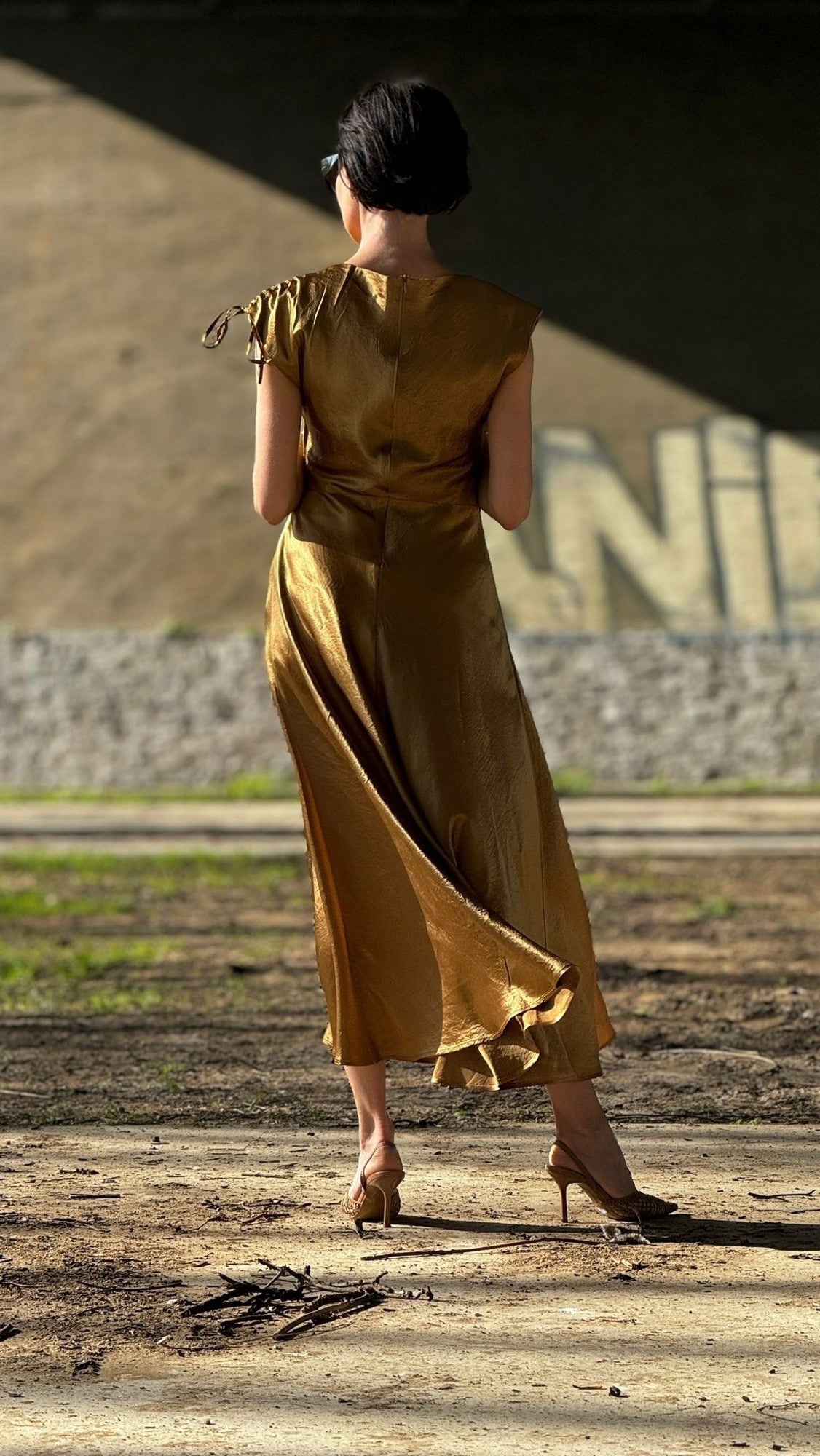 Dress Virginie gold