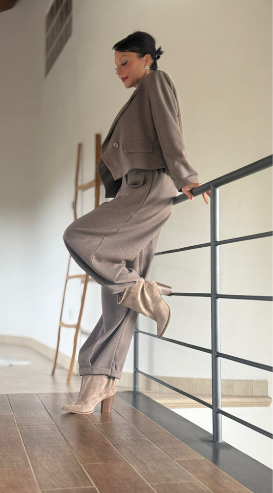 Pants Zita taupe