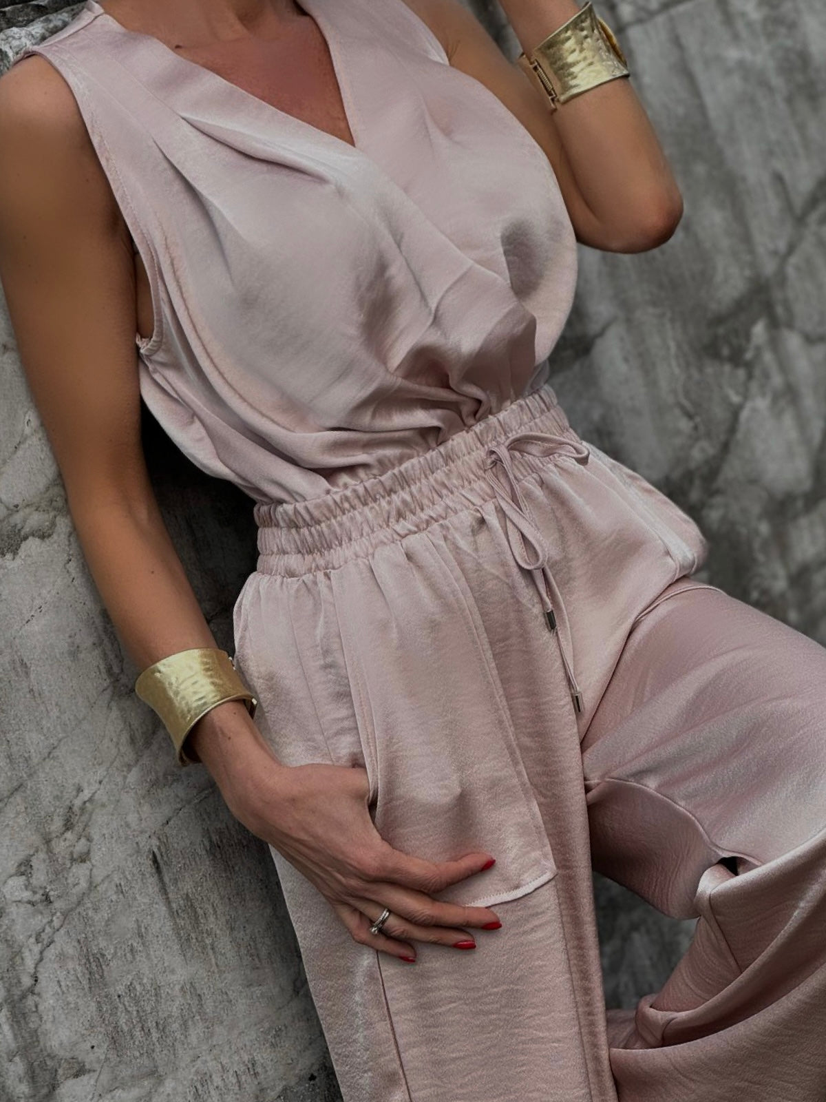 Combi Sirena satin pink
