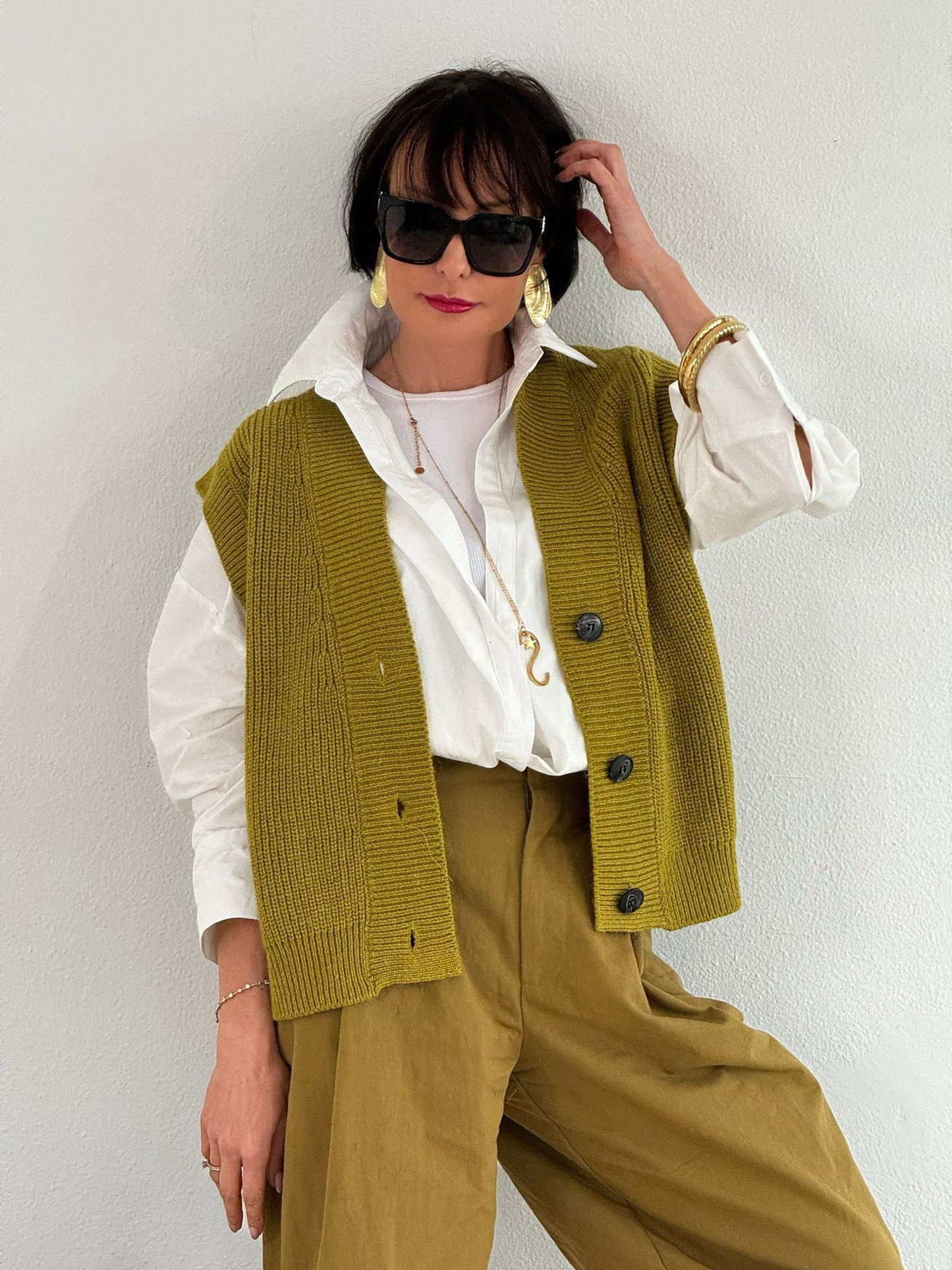 Cardigan Winona verde