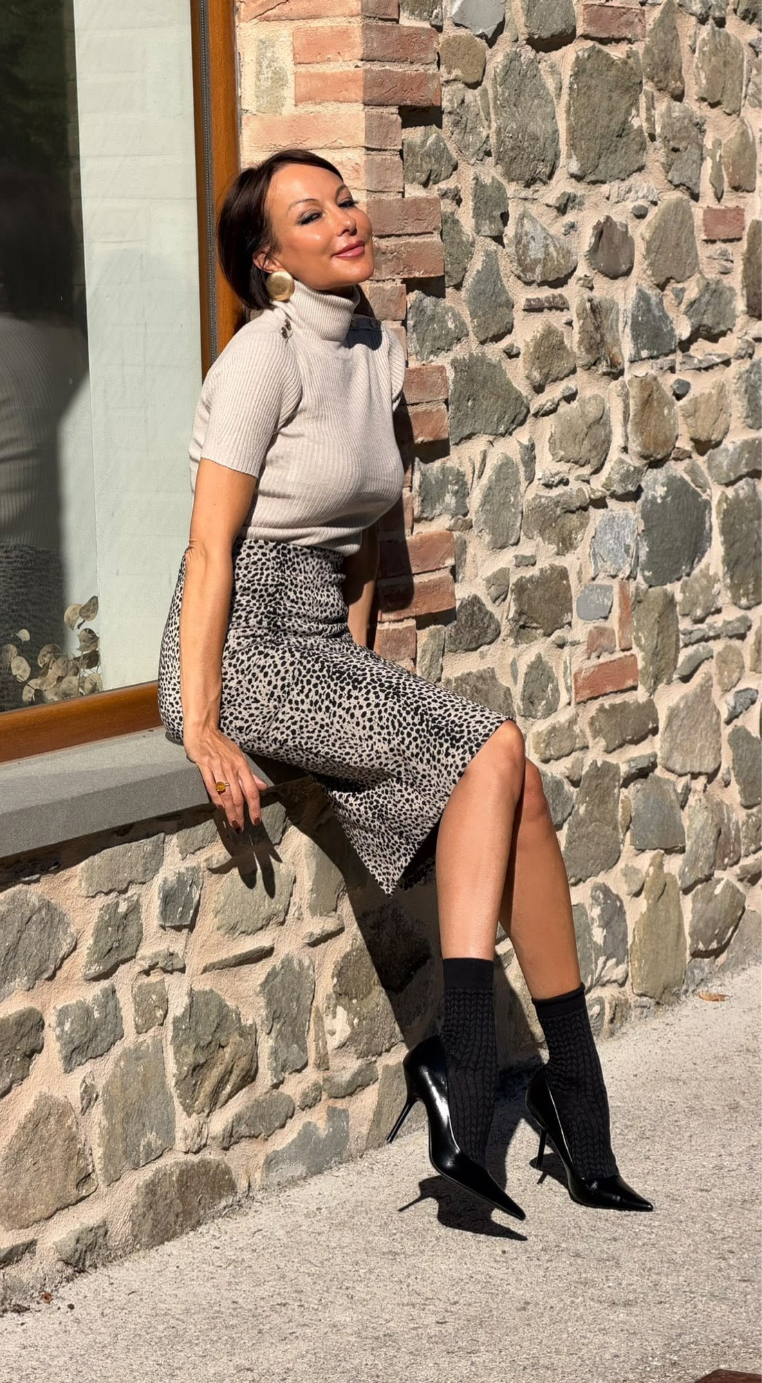 Skirt mary printed