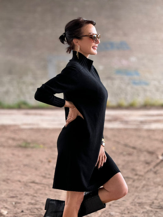 Dress Vera tricot black
