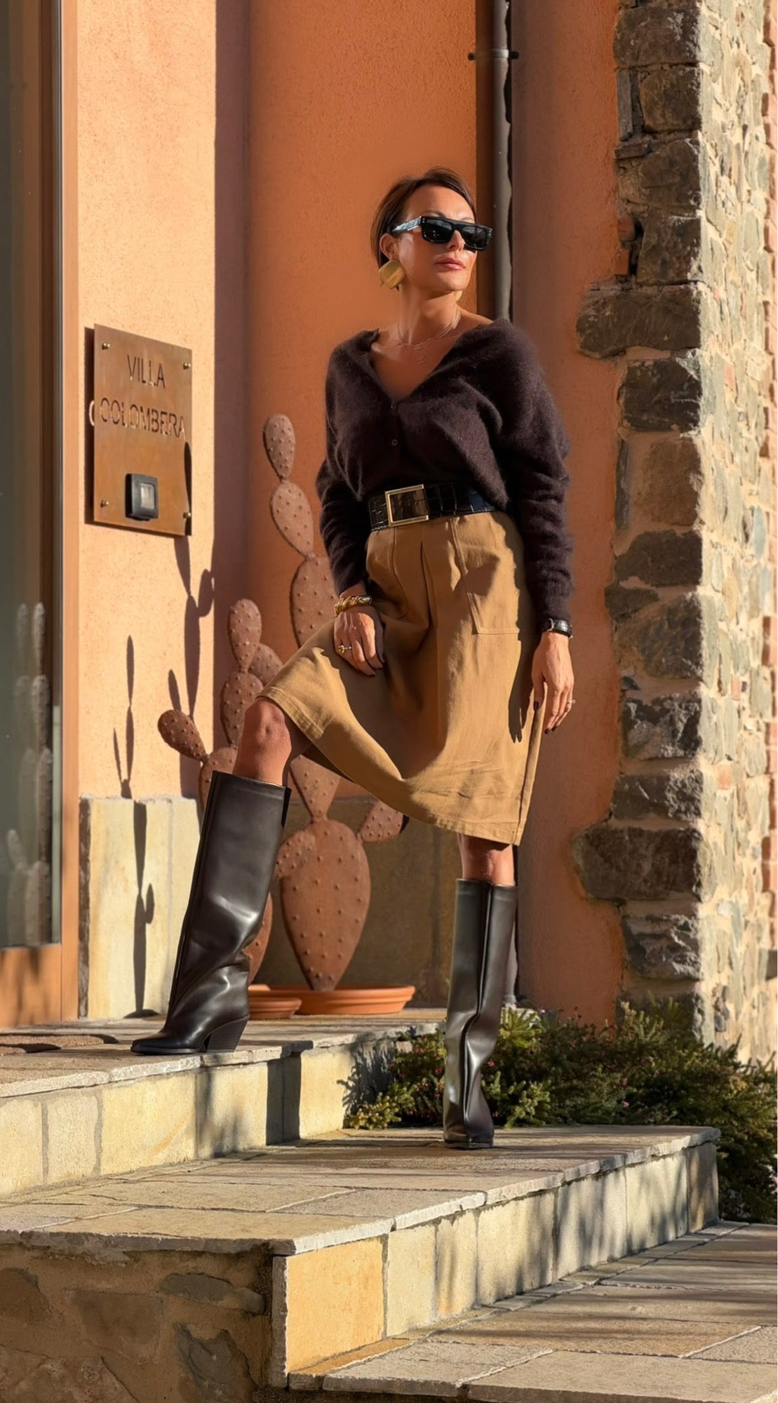 Skirt Mila camel