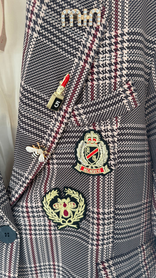 Blazer Min tartan