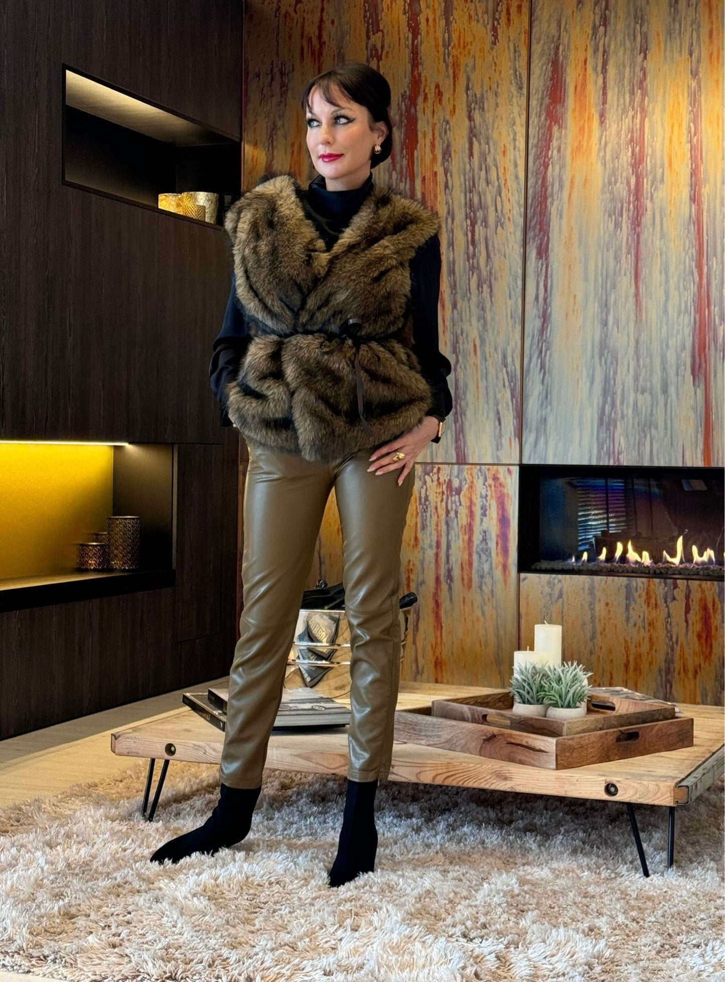 Jacket Giulia faux fur