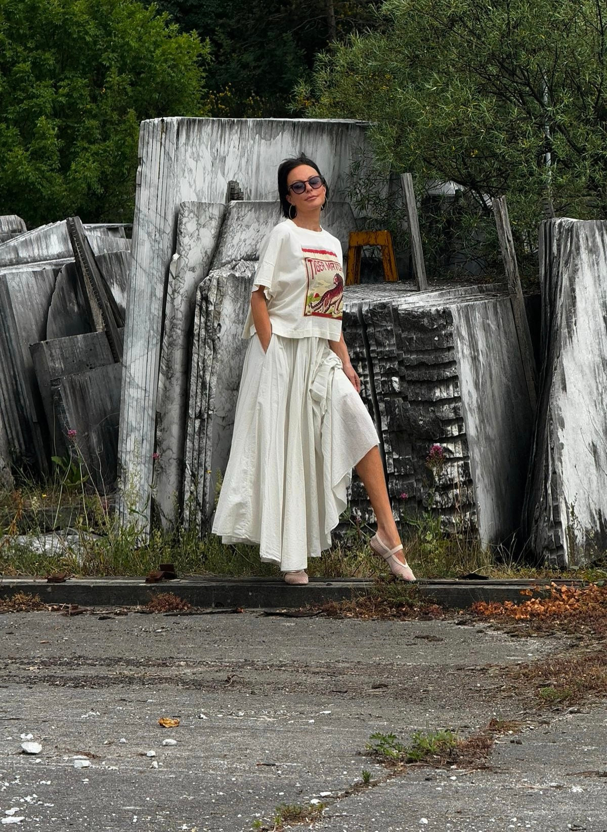 Skirt Amauri cream