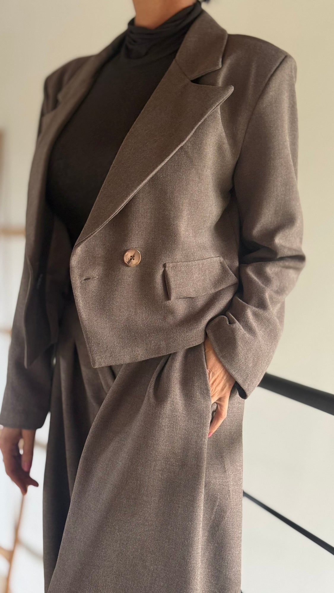 Longsleeve Zita choco