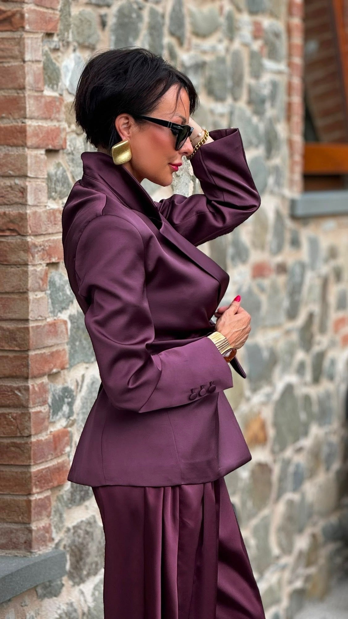 Blazer Evita satin chic