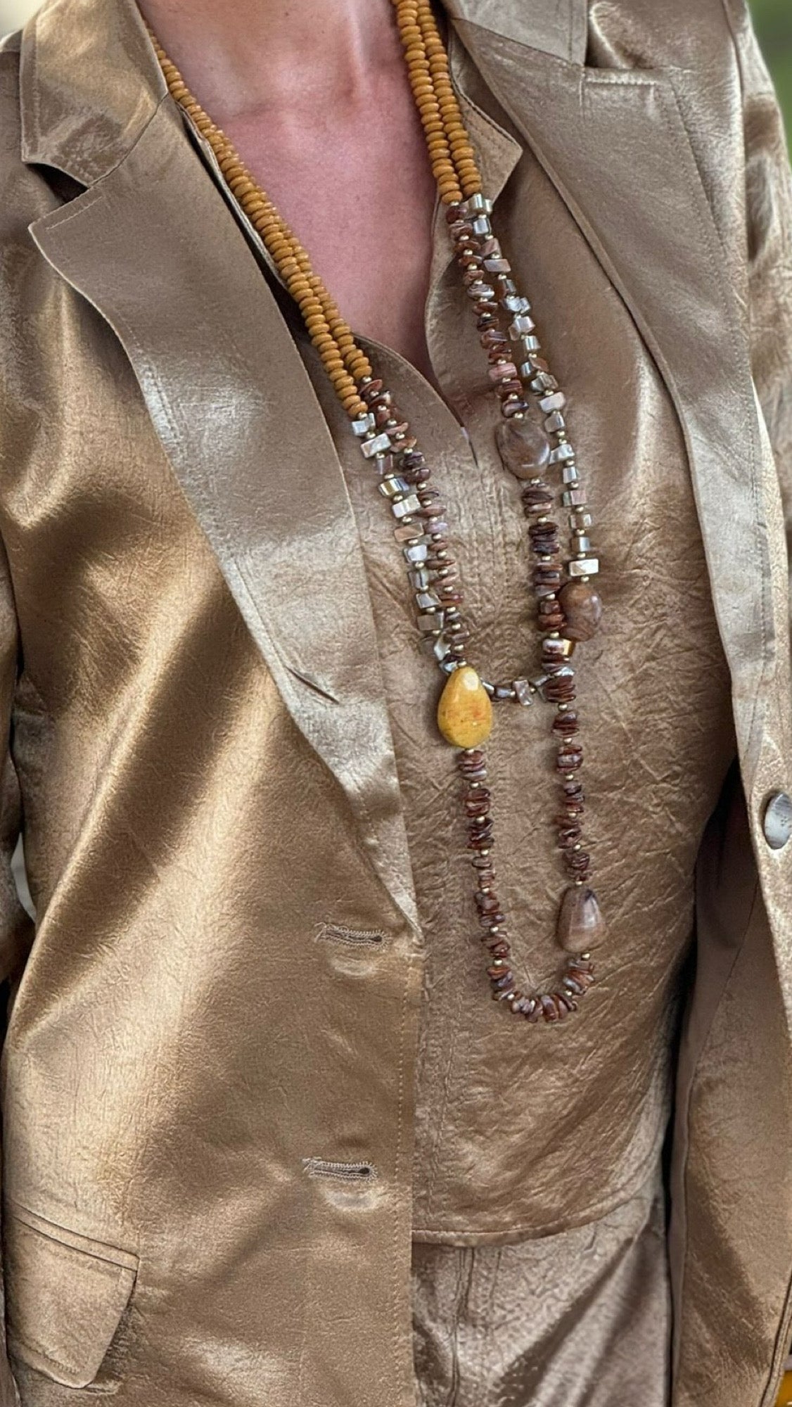 Blazer Virginie gold