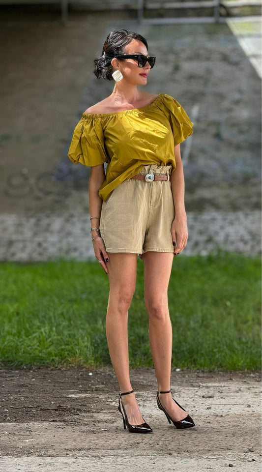 Blouse poppy yellow