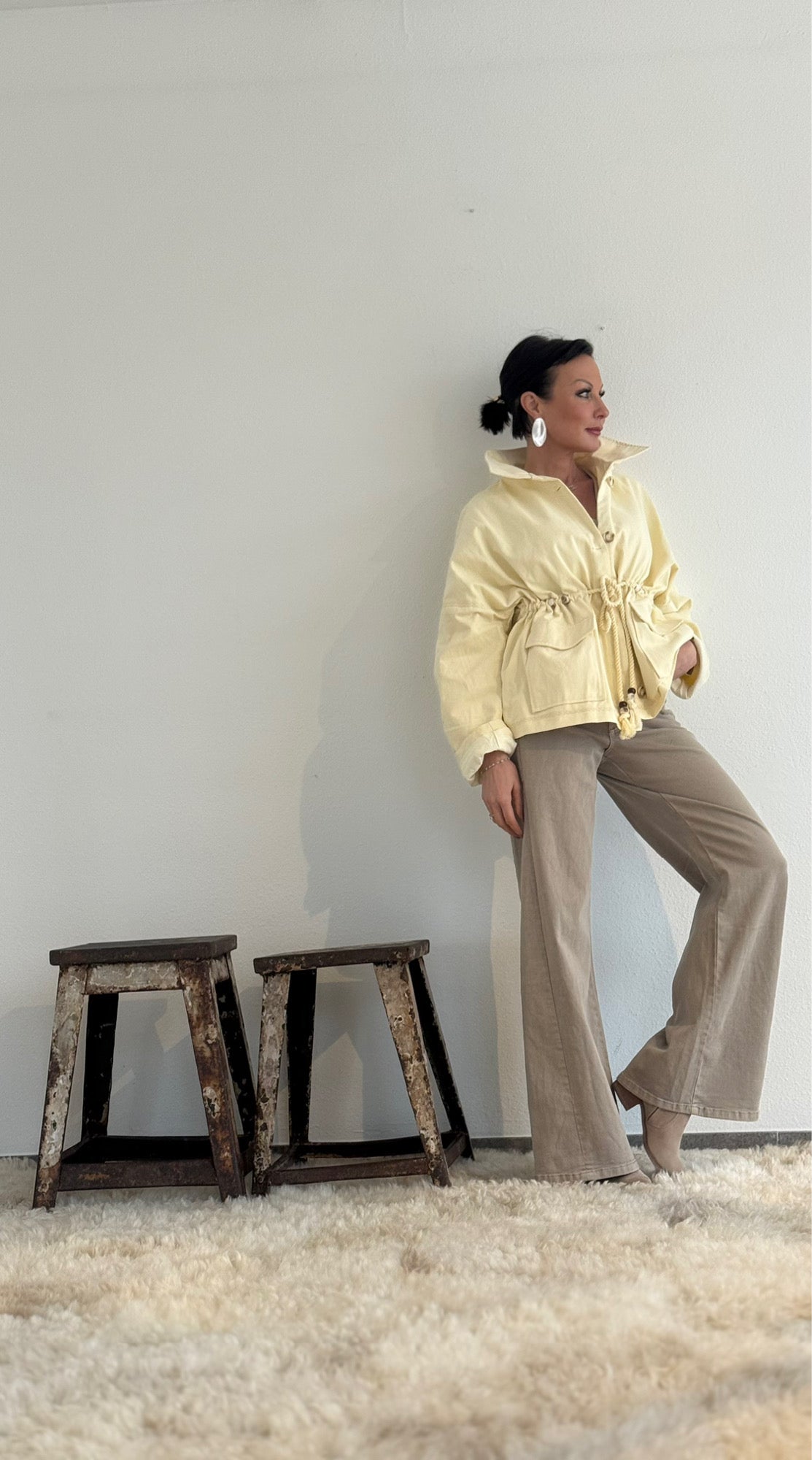 Enrober de beurre jaune