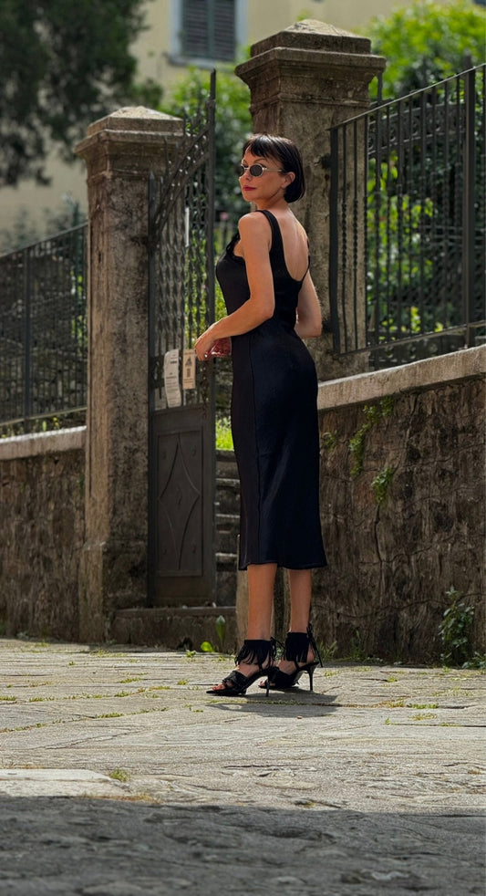 Dress Daisy satin black