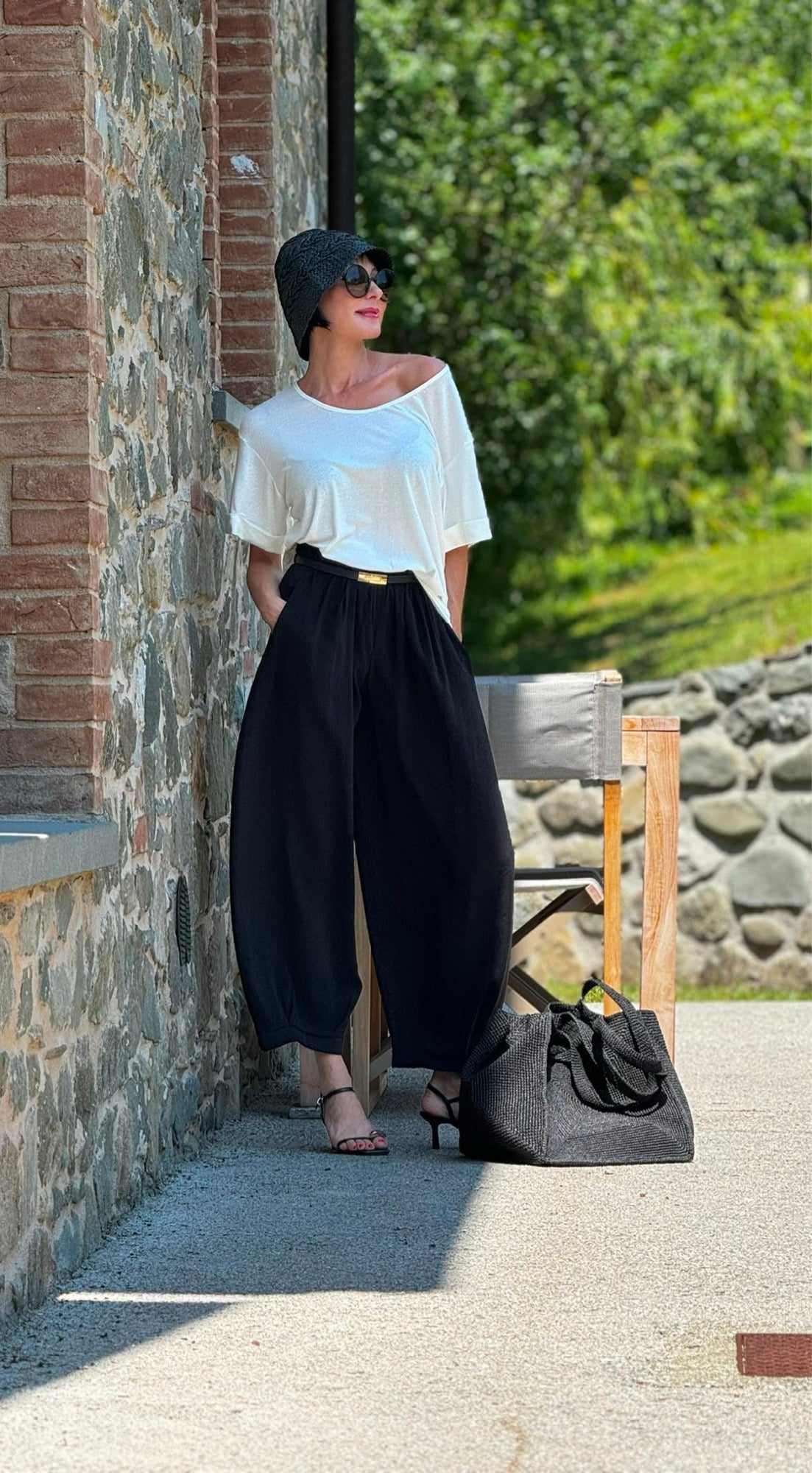 Pants Anna elastic black