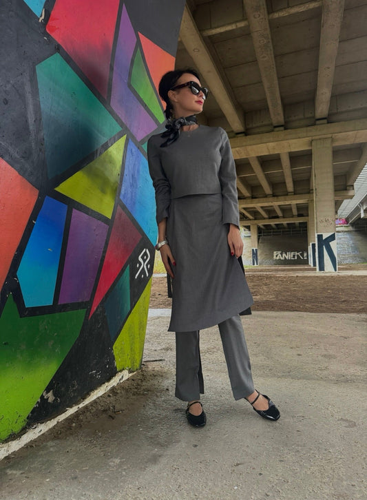 Pants + Skirt Perth grey