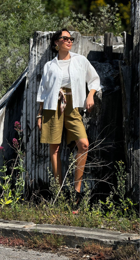 Blouse Delphi uni white