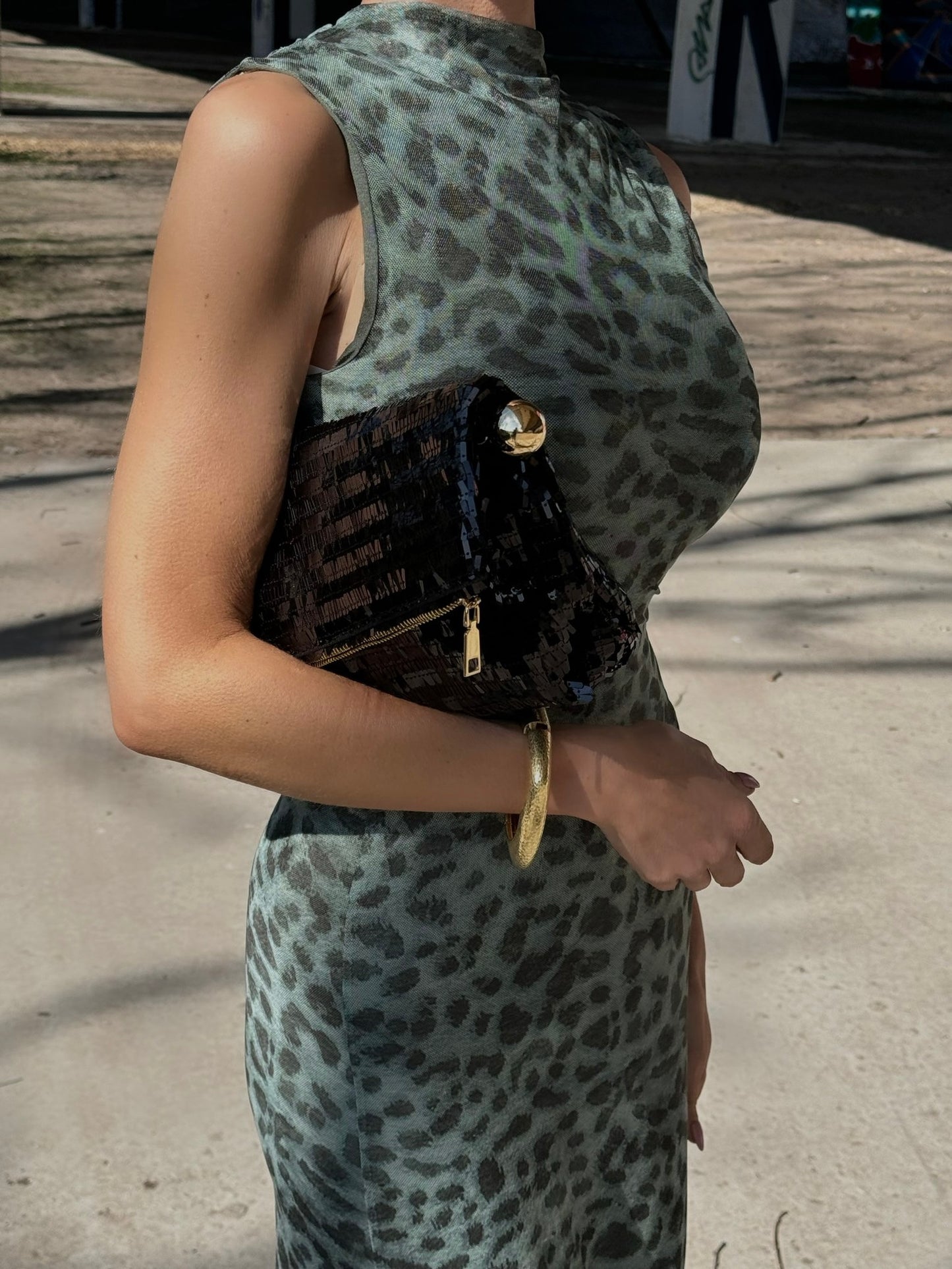 Dress leo verde