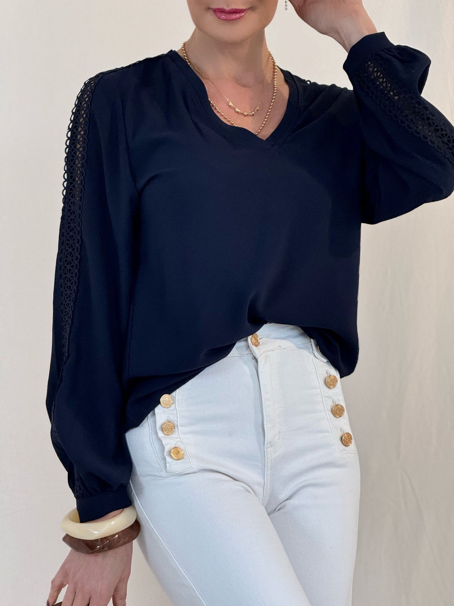 Blouse Siena blue