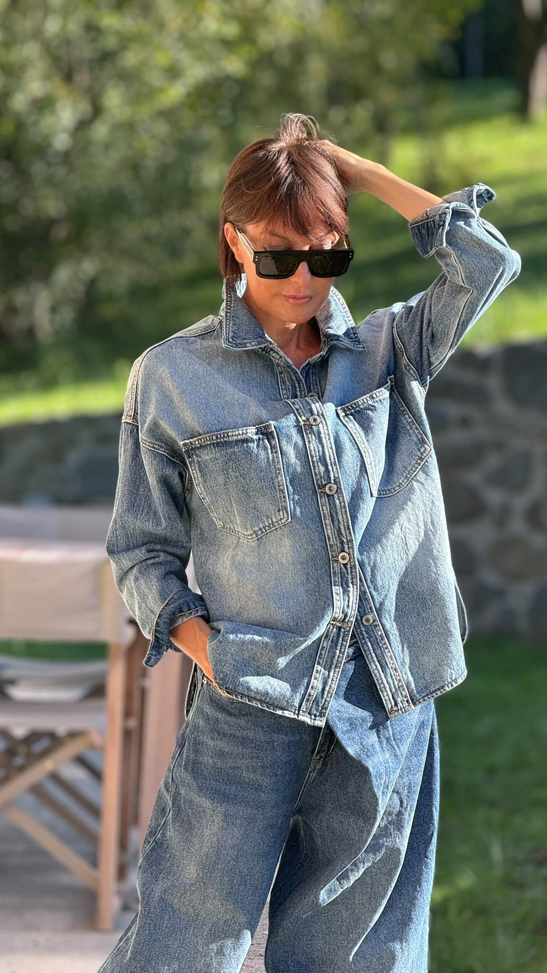veste en jean Isola