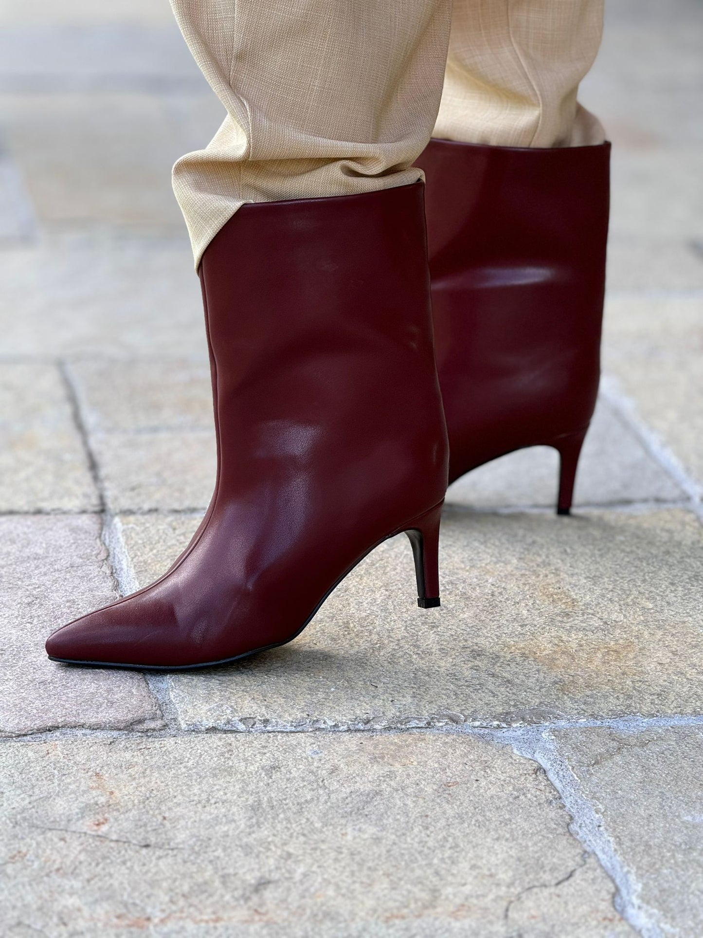 Bottes rouge baie