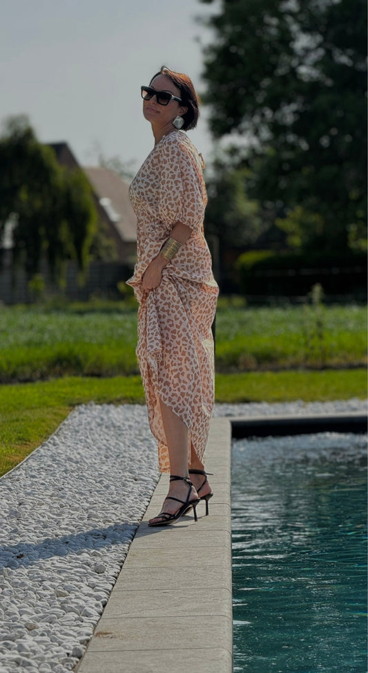 Dress chloe leo sand
