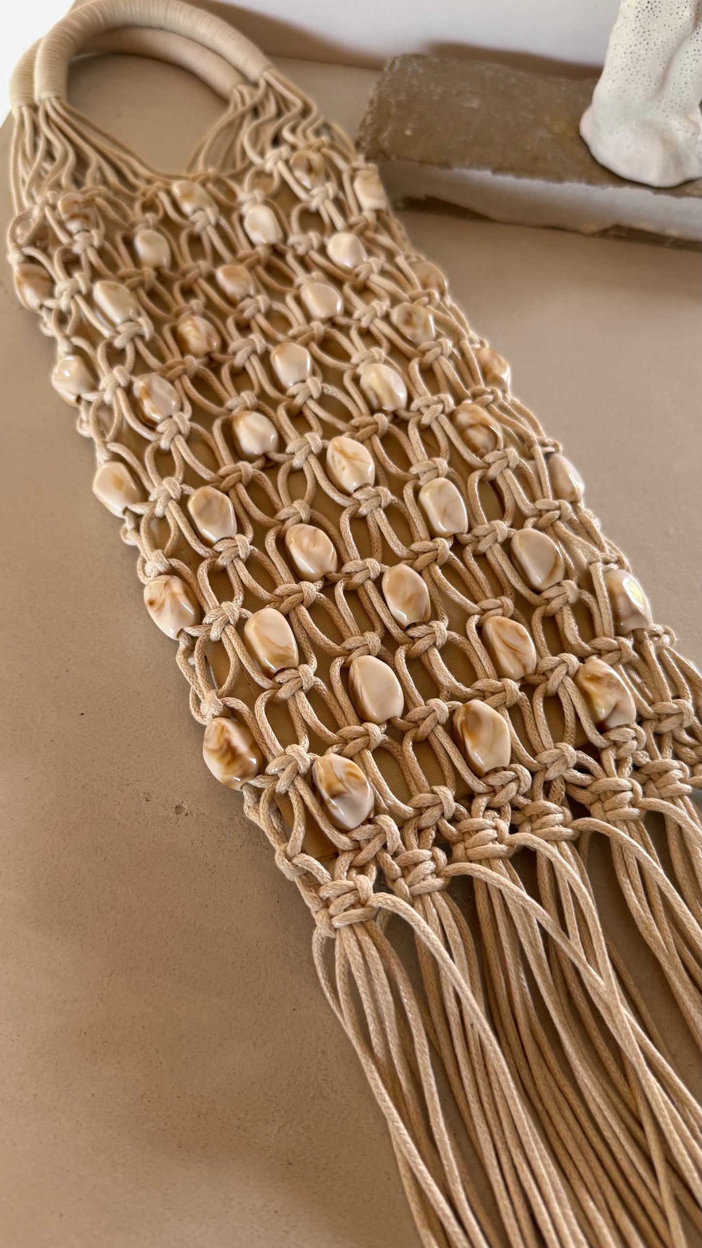 Bag Anna beads cream