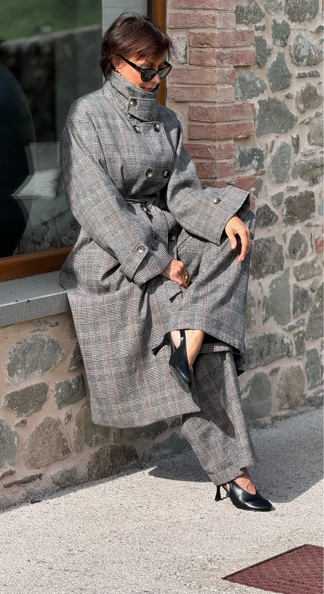 Coat Vera tartan