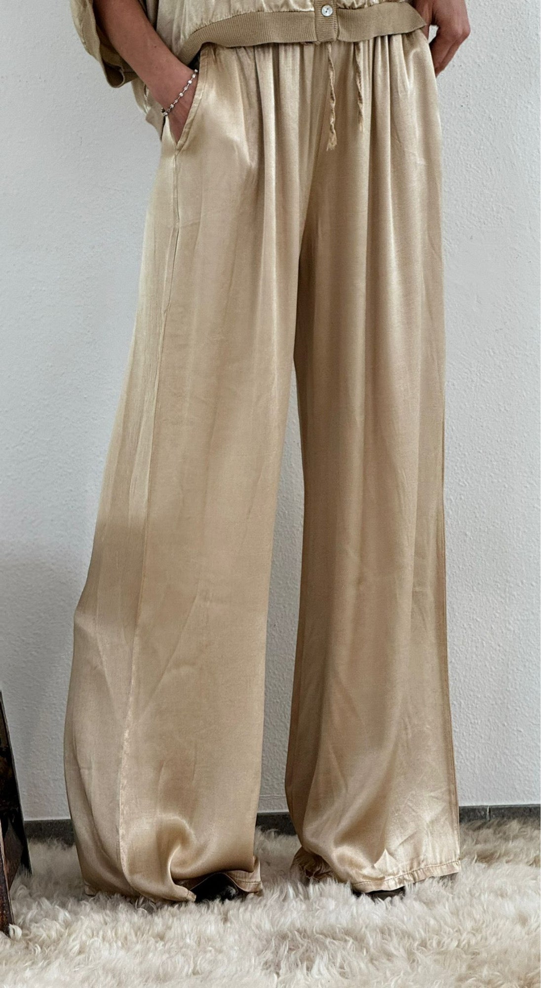 Pantalon doré Liona