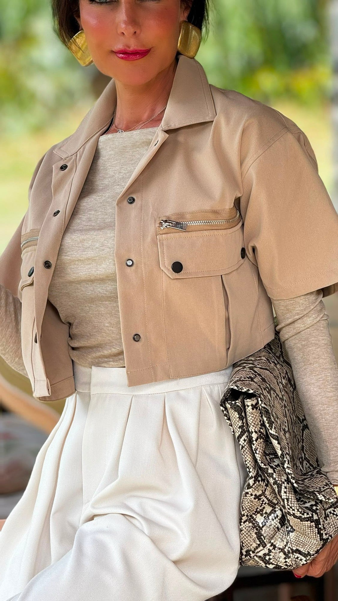 Jacket Evita camel