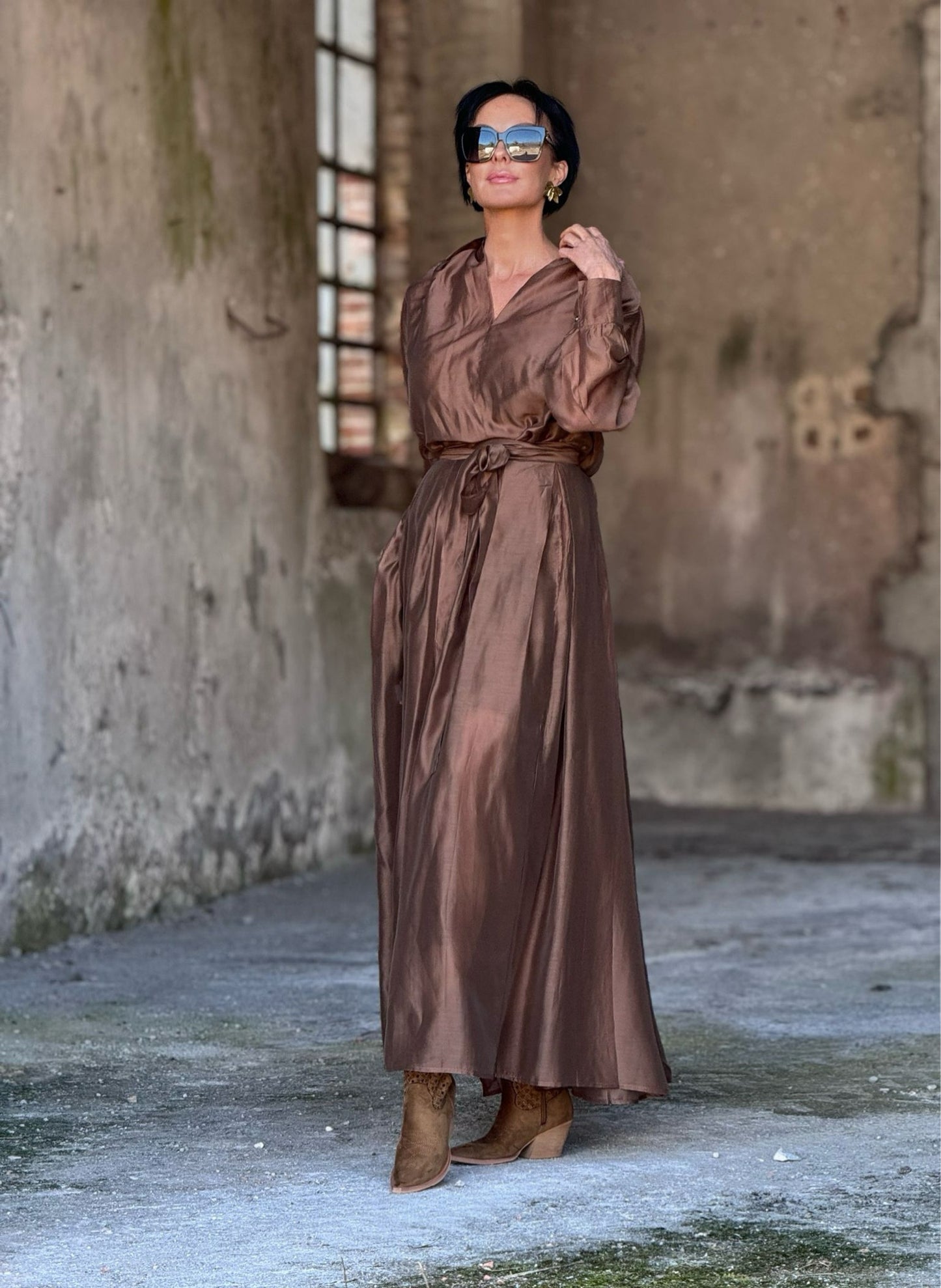 Skirt desert brown