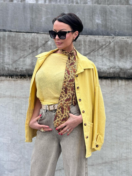 Jacket raw yellow