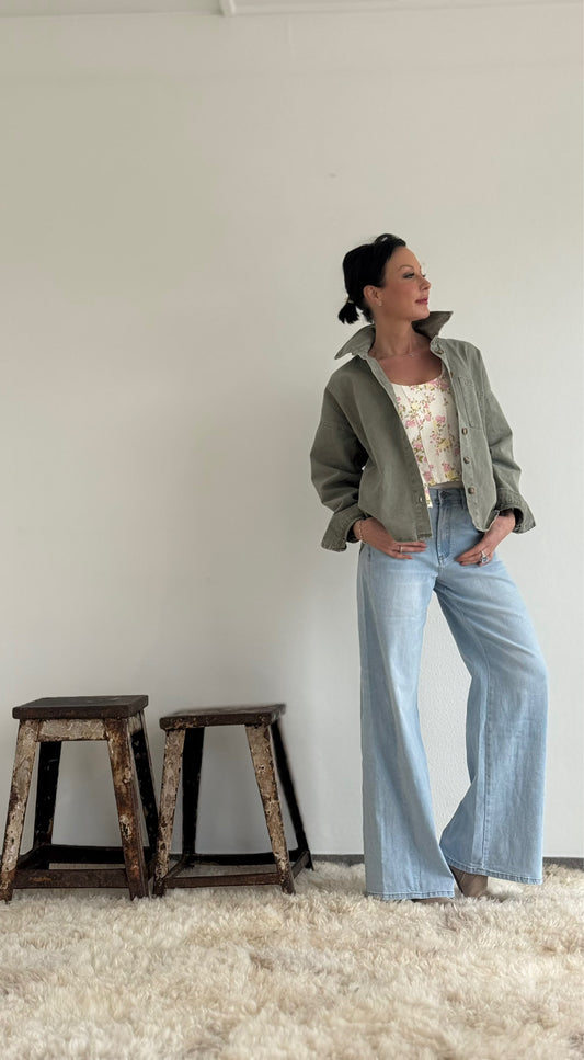 Jeans blossom light blue