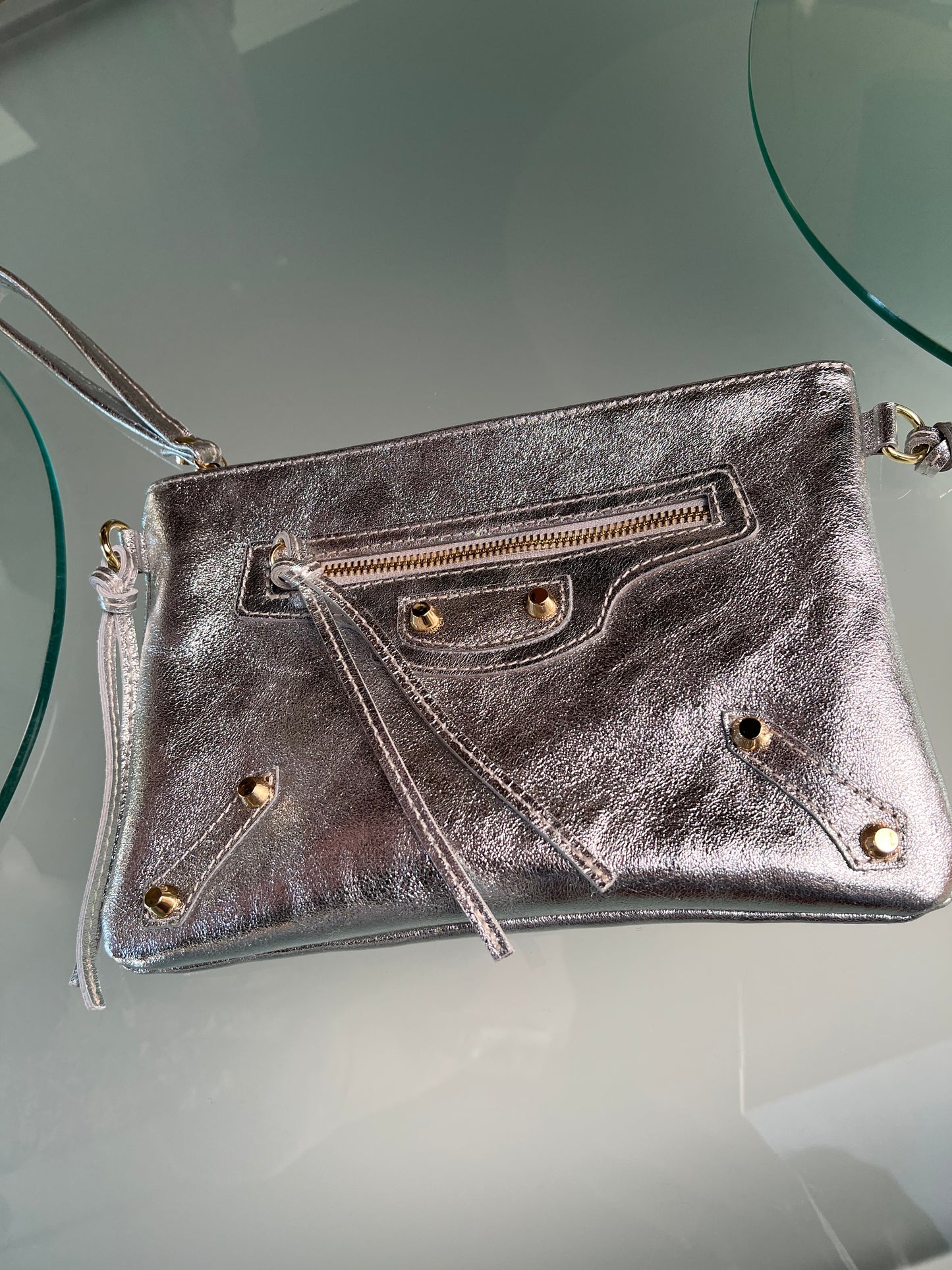 Bag pochette leather