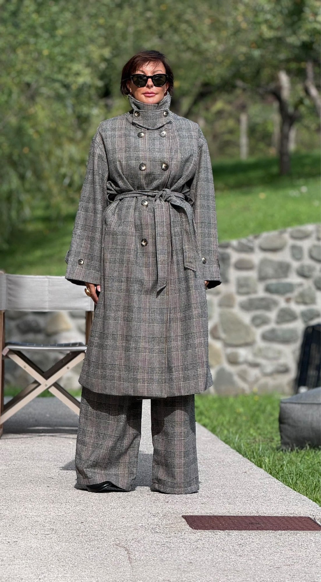 Coat Vera tartan