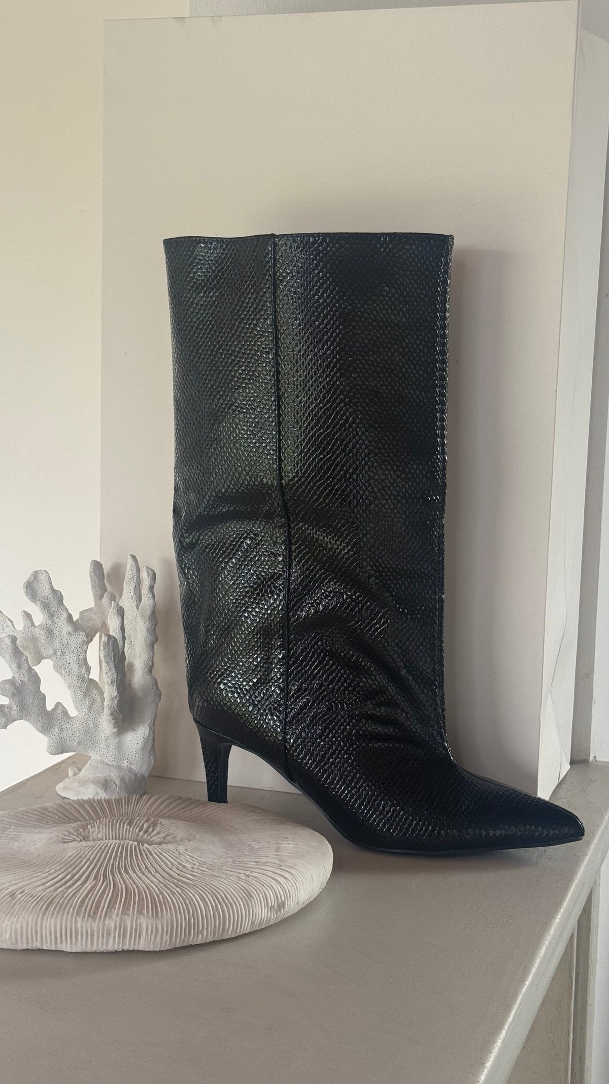 Boots Zita croco